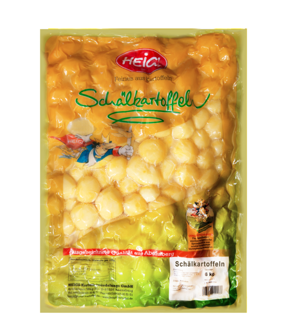 Schälkartoffeln ganz und gekocht