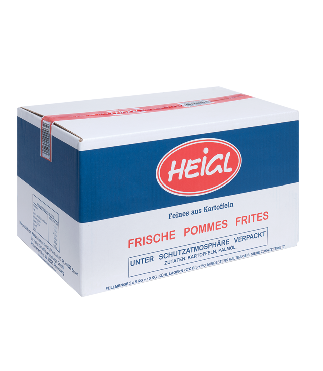 Frische Pommes Frites im Normalschnitt